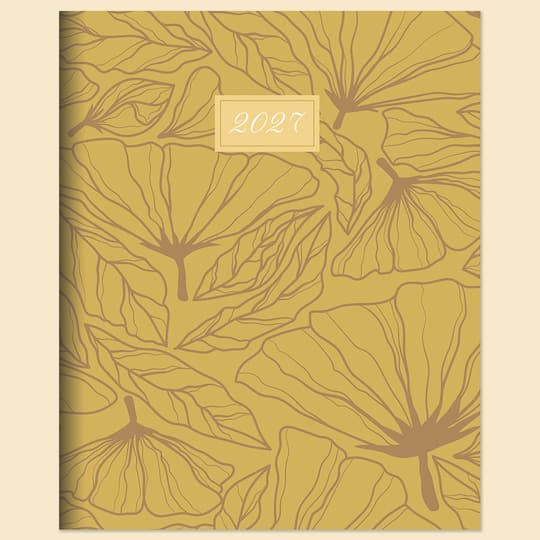 2027 Goldenrod Medium Monthly Planner